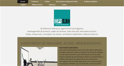 Desktop Screenshot of epure.fr